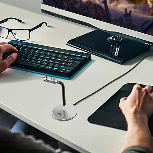 XDCHLK Mini Hattyúnyak USB Mikrofon Számítógép&Laptop Plug&Play a játékokhoz Ideális Játék lehet,Streaming,a Voiceover