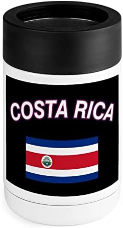 Az állami Zászlót, a Costa Rica Hűvösebb Kupa Rozsdamentes Acél Szigetelt Lehet Hűtők Jogosultja Dobon szemhéjakkal a Nők a Férfiak Ajándékok