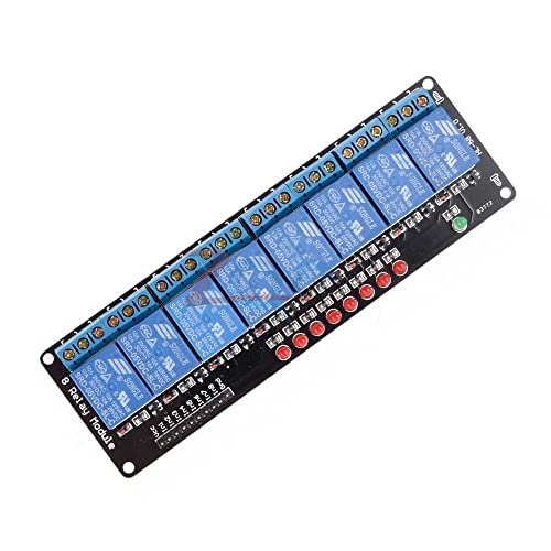 DC 5V-os, 8 Csatornás 8-CH Relé Modul Fórumon Optocoupler LED Microcontrollers LED Arduino PiC KAR AVR Raspberry Pi