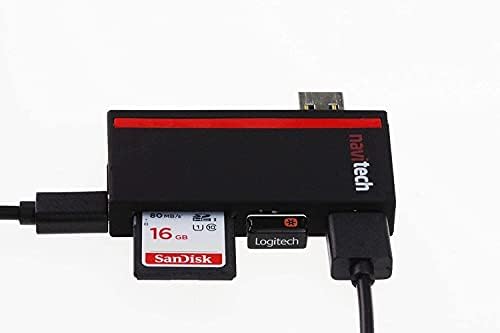 Navitech 2 az 1-ben Laptop/Tablet USB 3.0/2.0 HUB Adapter/Micro USB Bemenet SD/Micro SD Kártya Olvasó Kompatibilis Lenovo ThinkPad E15 Gen 2