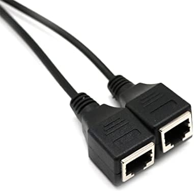 YFQHDD Rj45 Férfi-Nő Csatlakozó Port Ethernet Kábel LAN Ethernet Hálózati Elosztó Átviteli Adapter Kábel