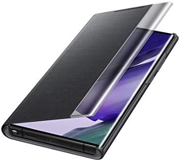 SAMSUNG Galaxy Note 20 Ultra Poliuretán Ügyet, S-View Fedél, - Könnyű, Fekete (amerikai Változat ) (EF-ZN985CBEGUS)