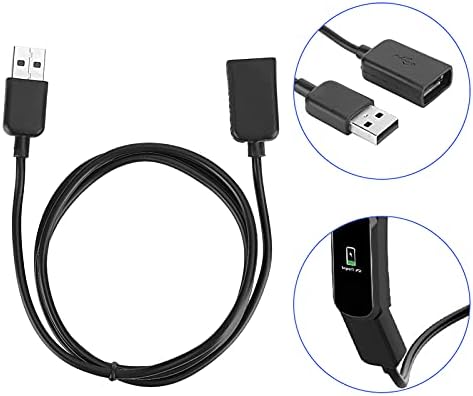 Karkötő Töltő Kábel Smart Óra töltőszálat, Hordozható USB-s Smart Karkötő Töltés Drót, Kábel, 5i Gumi TPE Karszalag Töltő, 3.28 ft USB Töltő