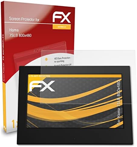 atFoliX képernyővédő fólia Kompatibilis Hama 7SLB 800x480 Képernyő Védelem Film, Anti-Reflective, valamint Sokk-Elnyelő FX