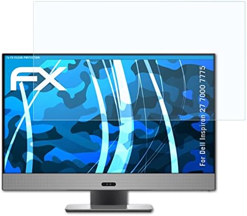 atFoliX Képernyő Védelem Film Kompatibilis Dell Inspiron 27 7000 7775 képernyővédő fólia, Ultra-Tiszta FX Védőfólia