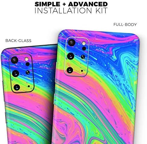 Design Skinz Neon Színű Fushion V3 Védő Vinyl Matrica Lezárja a Bőr Cover Kompatibilis A Samsung Galaxy S20 (Képernyő Trim & Hátsó