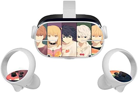 A Halál TV-Sorozat Anime Oculus Quest 2 Bőr VR 2 Skins Headset, illetve Vezérlők Matrica Védő Matrica Tartozékok