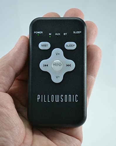 Pillowsonic Alatt-Párna Hangszóró Rendszer Bluetooth Vezeték nélküli MP3 Lejátszó - Szürke