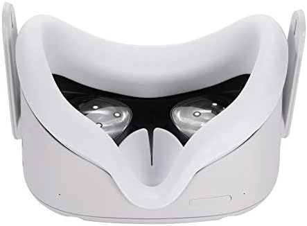 VR Szilikon Arcát Takaró Kompatibilis Oculus Quest 2,Fény-Vékony VR Arcát, Párna,Vízálló Anti-Piszkos Csere Arc Párna VR Párna Kiegészítők