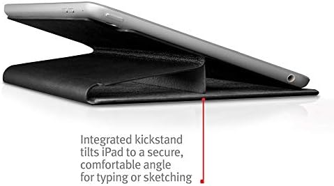 Twelve South SurfacePad iPad Pro 12.9 (Gen 1 & 2) | Ultra-slim luxus bőr borító + display állvány (fekete)