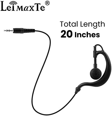 LEIMAXTE Figyelj Csak Fülhallgató Fülhallgató, Távirányító Hangszóró, Mikrofon Motorola Kenwood 2 Rádió 3,5 mm-es FBI Biztonsági Felügyelet