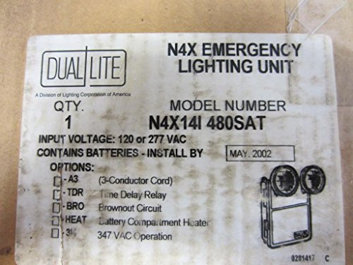 Kettős Lite N4X14I 480SAT vészvilágítási Egységgel