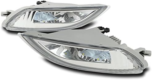 ZMAUTOPARTS Lökhárító Vezetés LED Ködlámpa Lámpák Chrome 2006-2010 Toyota Sienna