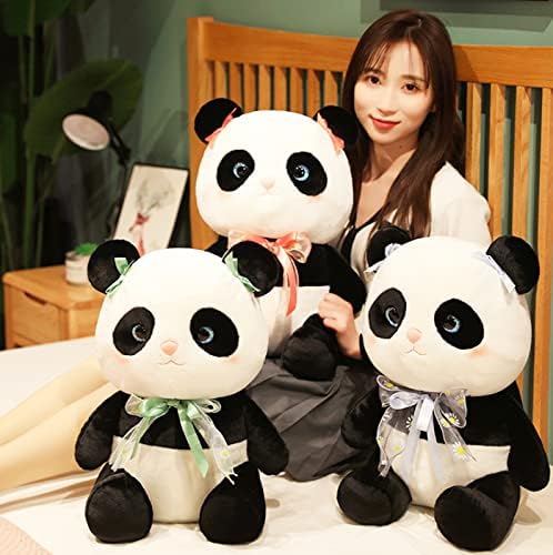Aranyos Kis Pufók Panda Baba, Plüss Játék, Kis Bábu Párna Alvás Baba Kabala Lány egy Csomag 25CM