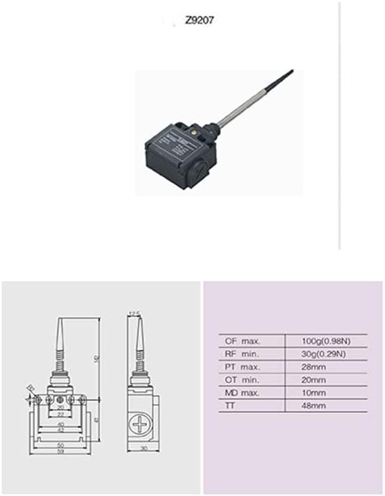 SYZ-9207 10A Limit Utazási Kapcsoló Mikro Kapcsoló