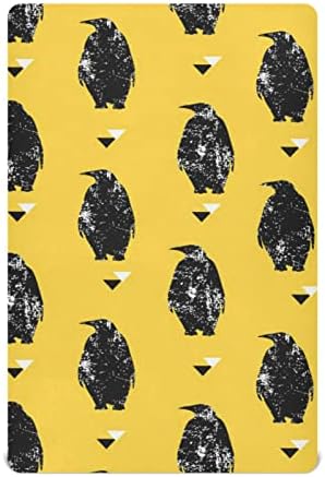 Pingvin Háromszögek Kiságy, Ágynemű Baba Puha, Légáteresztő Baba Kiságy, Ágynemű Mosható Gép Kisgyermek Lepedő Baba Fiú Kölyök