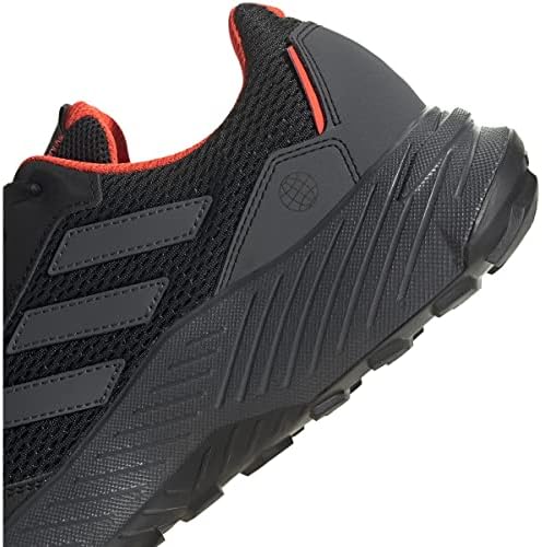 adidas férfi Tracefinder Trail futócipő, Core Fekete-szürke Hat-solar Piros, 10