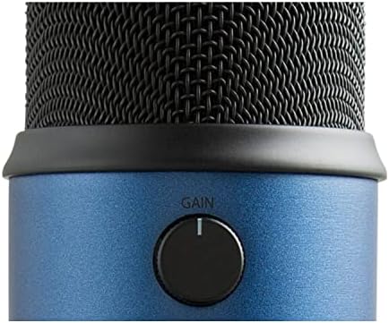 Kék Mikrofonok Yeti USB Mikrofon (sötétkék) Csomag 38-Inch-es Mikrofon Asztali Boom Kar, Zárt-Vissza Stúdió Monitor Fejhallgató, Pop Szűrő