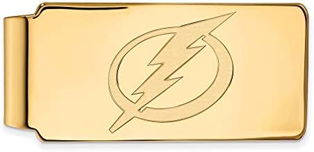 LogoArt 10k Sárga Arany NHL-Tampa Bay Lightning pénzcsipesz
