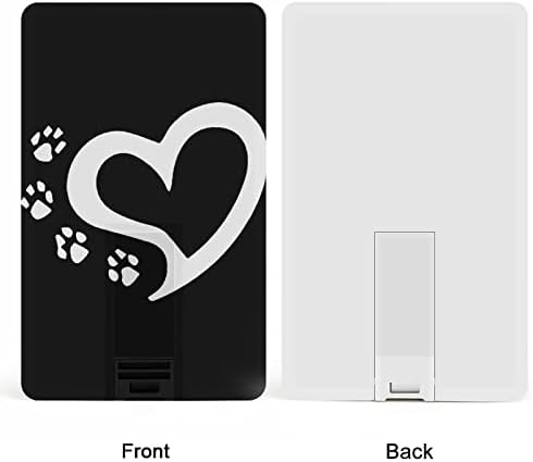 Macska, Kutya lábnyom Szív Meghajtó az USB 2.0 32G & 64G Hordozható Memory Stick Kártya PC/Laptop