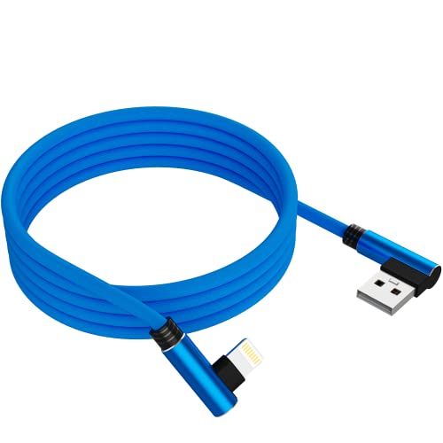 Ironten iPhone Villám Töltő, 1 Csomag 6 Ft Kék Apple Mpi Hitelesített Kábel Fonott Nylon Kábel-Gyors Töltés Kábel Kompatibilis az iPhone