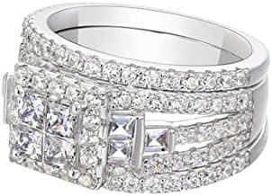 WYBAXZ Absztrakt Arc Gyűrű Luxus High-End Széles Változat Gyűrű Réz Intarziás Gyémánt Cirkon Gyűrű Zene Gyűrűk a Nők (Arany, C)