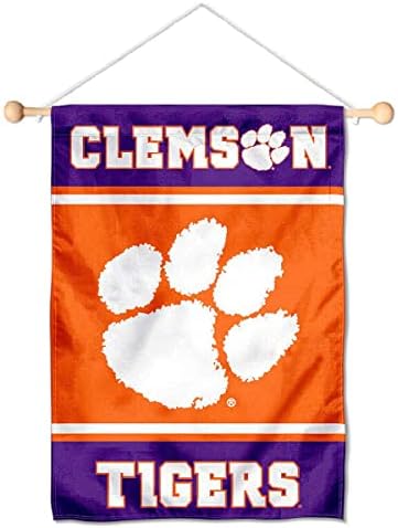 Clemson Tigrisek Mini Kis Banner, illetve Banner Rúd Csomag