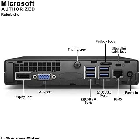 Legújabb HP 600 G2 Mikro-Számítógép Mini Torony PC-n (Intel Quad Core i5-6500T, 16GB DDR4 Ram, 256 gb-os Szilárdtest alapú