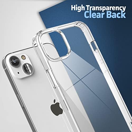 Tartozékait Egyértelmű tok-Tok, Kompatibilis iPhone 14 Plusz övcsipesz - Védő Átlátszó hátlap a Telefon tulajdonosa (2022 Kiadás)