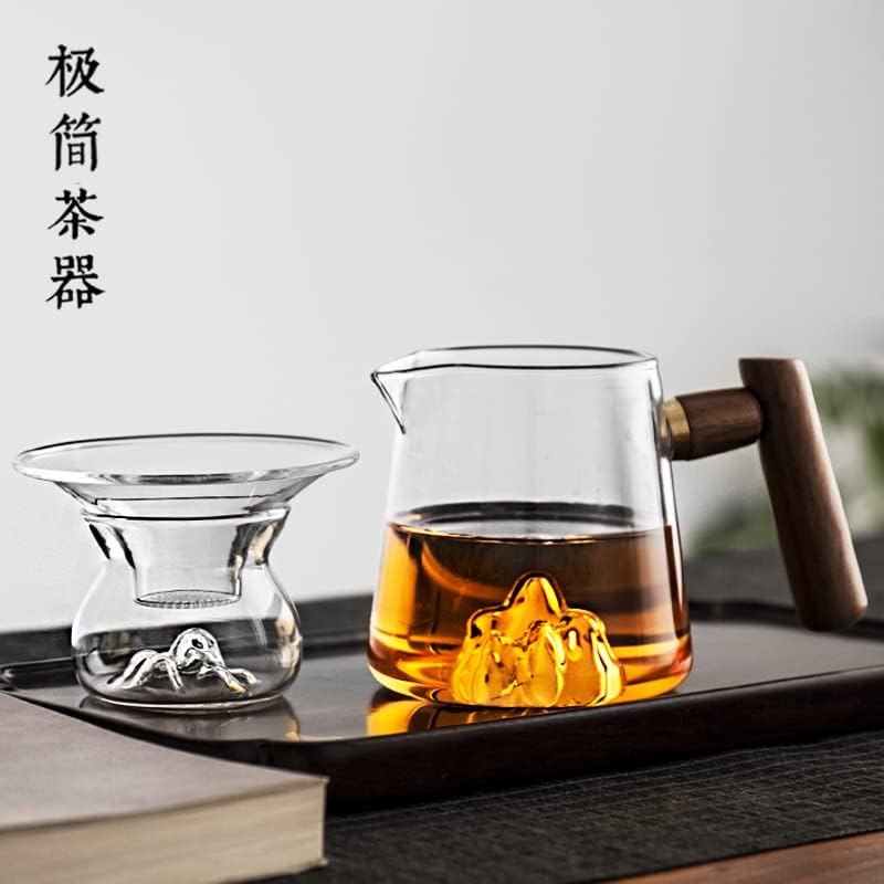 Guanshan Fa Tegye tisztességes Kupa Üveg Férfi Csésze Tea Szivárgás Integrált Tea Elválasztó Megvastagodott Tea tenger high-end Megállapított