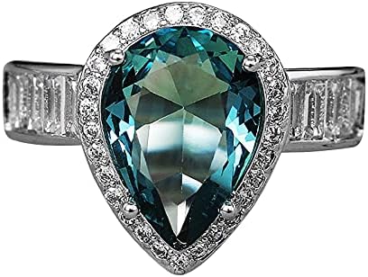Drop Diamond Üreges Szerelem Alakú Gyűrű Divat Gyűrű Víz Réz Teljes Gyűrűk Tömeges Gyűrűk Nők