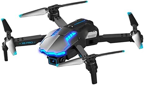 npkgvia Drón a 4K HD FPV Dual Kamera a Felnőttek, Összecsukható Mini RC Repülő WiFi RC Quadcopter Drónt Nyomon fej nélküli Módban Egy Gomb