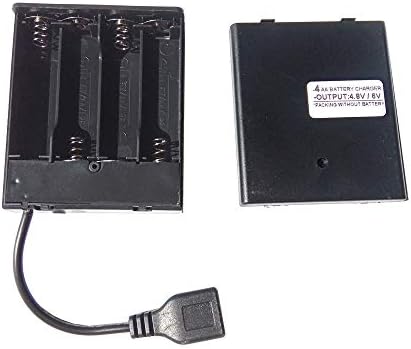DANXQ USB Női Socket 4.5 V-os, Vagy 3.6 V 3 AA Akkumulátor Töltő Esetben 3AA Doboz Birtokos Off Kapcsoló,Akkumulátor Nélkül (USB-3AA-4.5