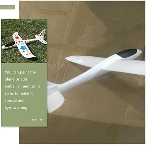 Toyvian Utazási Tartozékok 2db Befejezetlen Hab Repülő Játék DIY Festmény Kéz Dobott Hab Kézi Dobálni a Gépet, Gyerekeknek Játékok