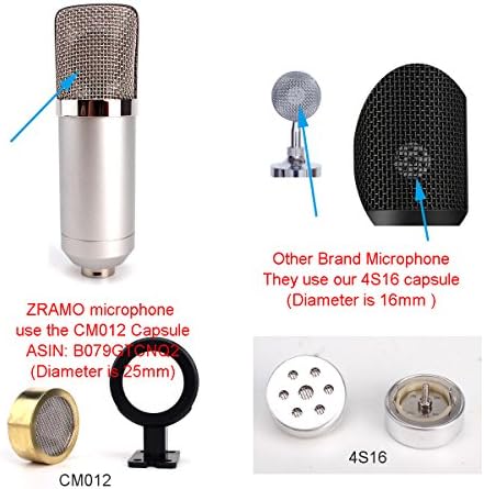 ZRAMO Nagy Diagram Kondenzátor Mikrofon Mikrofon Felvétel Stúdió Professzionális mikrofon Számítógép PC-Használat, a Legjobb