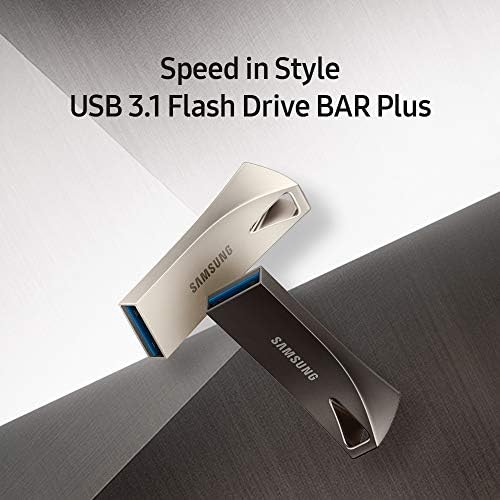 Samsung BÁR Plus 64 GB - 300MB/s USB 3.1 Flash Drive Titán Szürke (MUF-64BE4/AM)