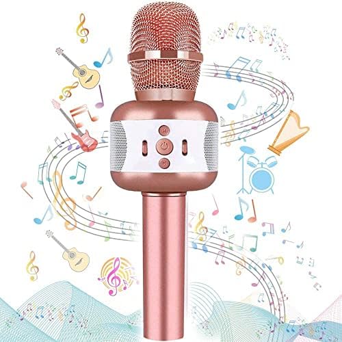 Mikrofon Gyerekeknek, Vezeték nélküli Bluetooth-Karaoke Mikrofon Hordozható Kézi Mikrofon Karaoke Mikrofon a Gép Otthoni Buli,