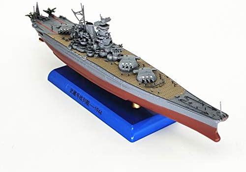 Japán Musashi Battleship Yamato Osztály Továbbfejlesztett Változata 1/1000 fröccsöntött Modell Hajó