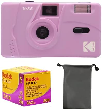 Kodak M35 35 mm-es egyszer használatos Filmes Fényképezőgép, a Hangsúly Szabad, beépített Teljesítményű Vaku, a Csomagot a Film, Kamera