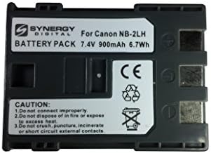 Szinergia Digitális Videokamera Akkumulátor, Kompatibilis Canon MV920 Videokamera, (li-ion, 7,4 V-os, 900 mAh) Ultra Hi-Kapacitás, Kompatibilis