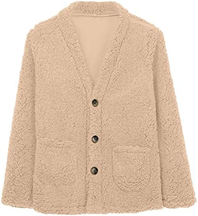 SGASY Női Kabát Alkalmi Hajtóka Gyapjú Fuzzy Ál Shearling Cipzár Kabátok Meleg Téli Túlméretezett Outwear Kabátok