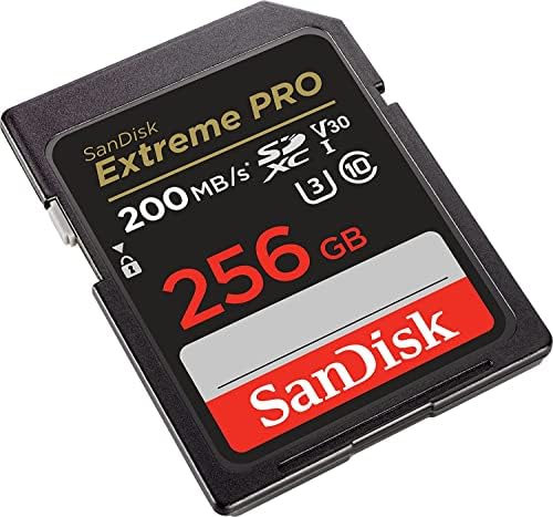 SanDisk Extreme Pro 256 gb-os SD Memóriakártya Működik a Nikon tükör nélküli Fényképezőgép Lumix DC-S5IIX, valamint Lumix DC-S5II