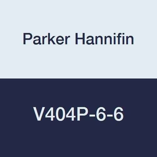 Parker Hannifin V404P-6-6 Réz Teherautó Szelep a Körben Kezeli, 3/8 Tömlő Barb x 3/8 Férfi Szál