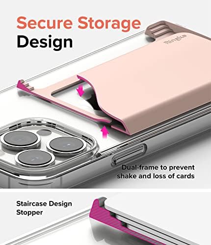 Ringke Oldalsó Nyílás Kártya Tartóját [2 Csomag] Kompatibilis iPhone, Galaxy Okostelefonok, Ragasztó Stick A Pénztárcája Vékony,