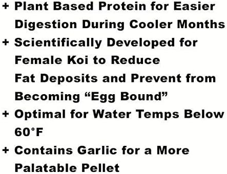 Blackwater Prémium Koi, illetve Aranyhal Élelmiszerek hideg Évszak Diéta 40 lb-Közepes Pellet