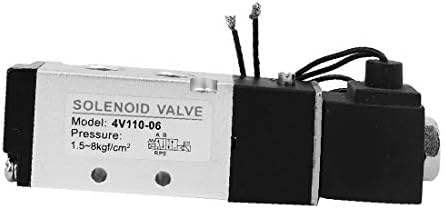 X-mosás ragályos AC 110V 2 Pozíció, 5 Módon, Semleges Elektromos Működtetésű Levegő szabályzó Szelep 4V110-06(Valvola di controllo