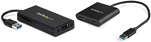 StarTech.com USB 3.0 DisplayPort Adapter 4K Ultra HD, DisplayLink Hiteles, Video Converter w/ Külső Grafikus Kártya - Mac & Windows (USB32DP4K)