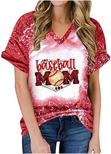 Édes Anya Pólók Női Baseball Anya Ing Lányok Vicces Grafikus Ing, Póló, Alkalmi Levél Nyomtatás Maximum