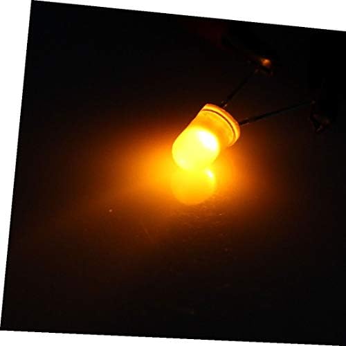 X-mosás ragályos 200pcs 5mm Sárga Fény Szórt LED Izzó Fénykibocsátó Dióda Lámpa Gyöngyök(200 unids 5mm Luz Amarilla Difundida