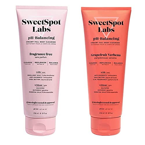 SweetSpot Labs pH Kiegyensúlyozott Női Mosás, Biztonságos Érzékeny & Intim Bőr | Tiszta, 99% - Ban Természetes, Emollient Olaj, Aloe